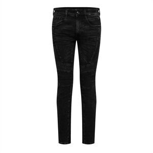 Replay Mens Zaldok Cotton Blend Skinny Jeans / Gray
